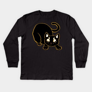 Shelter Cats - Lucky Black Kids Long Sleeve T-Shirt